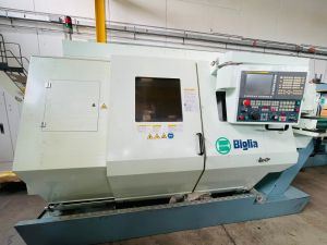 Tour CNC BIGLIA B 465/Y / BI BROCHE / BI TOURELLE / AXE Y / OUTILS TOURNANTS