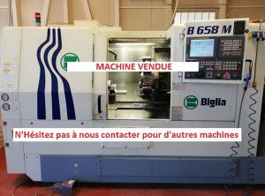 Tour CNC BIGLIA B658 M / OUTILS TOURNANTS