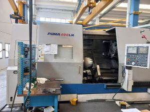 Tour CNC occasion DOOSAN PUMA 600 LM - Axe C - Outils tournants