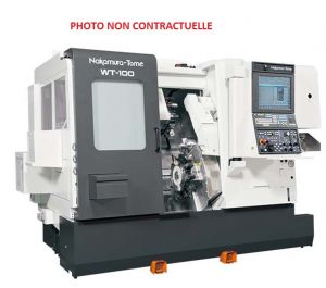 Tour CNC NAKAMURA WT 100-MMY /Axe C/BI Broche/BI Tourelle/Outils tournants/Axe Y / Embarreur