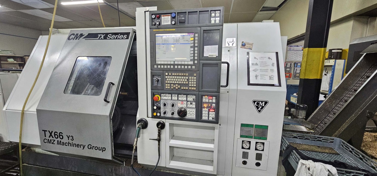 Un tour CNC 12 AXES CMZ type TX66 Y3