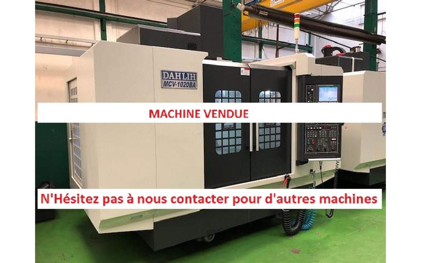 Centre d'usinage vertical CNC DAHLI type MCV 1020 BA