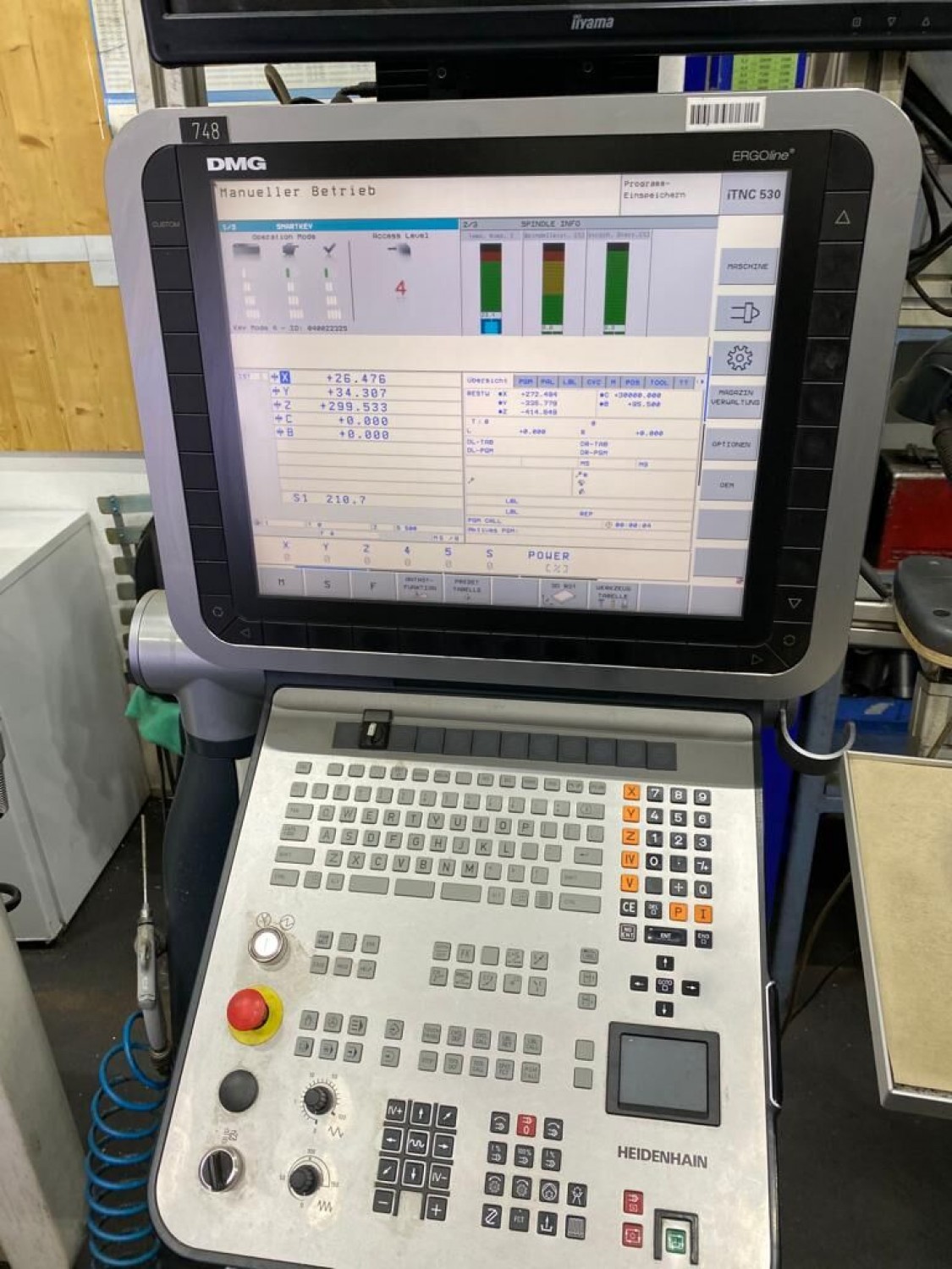 Centre d'usinage 5 axes DMG MORI DMU 70 - 2010 / AXE C / AXE B