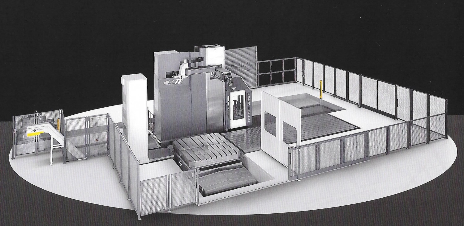 FRAISEUSE CNC A MONTANT MOBILE