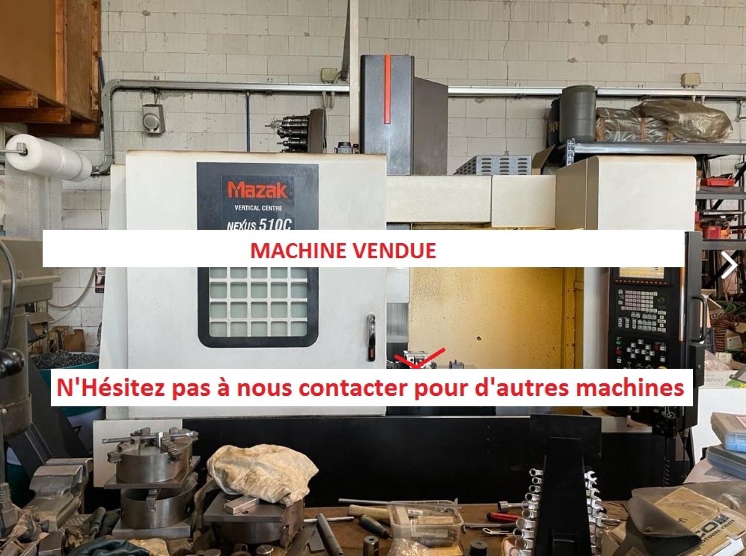Centre d'usinage vertical CNC MAZAK NEXUS 510C - 2005