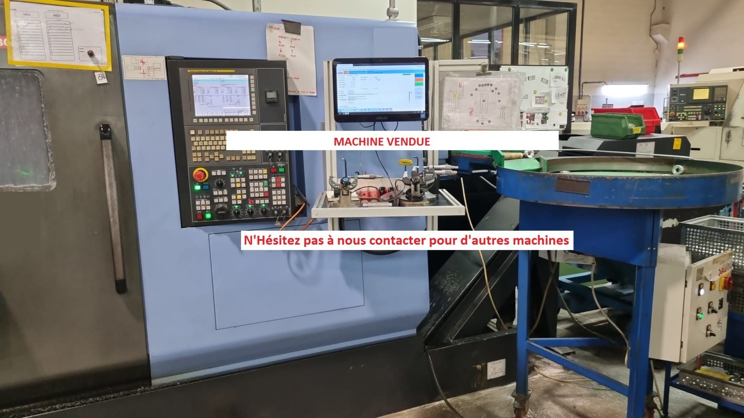 Tour CNC DOOSAN PUMA TT1800SY - 2014 / BI BROCHE / BI TOURELLE / OUTILS TOURNANTS / AXE Y / AXE C
